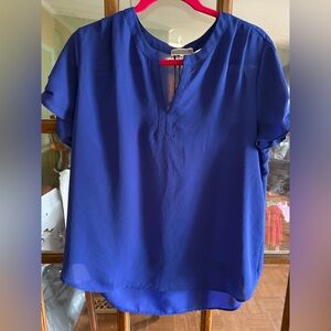 Career Women's Blue Blouse